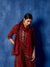 Miran Kurta Maroon Black (8918971547947)