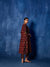 Yoke Kurta Dark Maroon Beige (8913634984235)