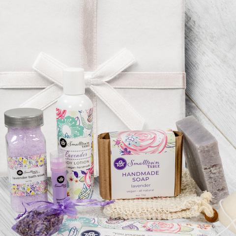 Lavender bath set