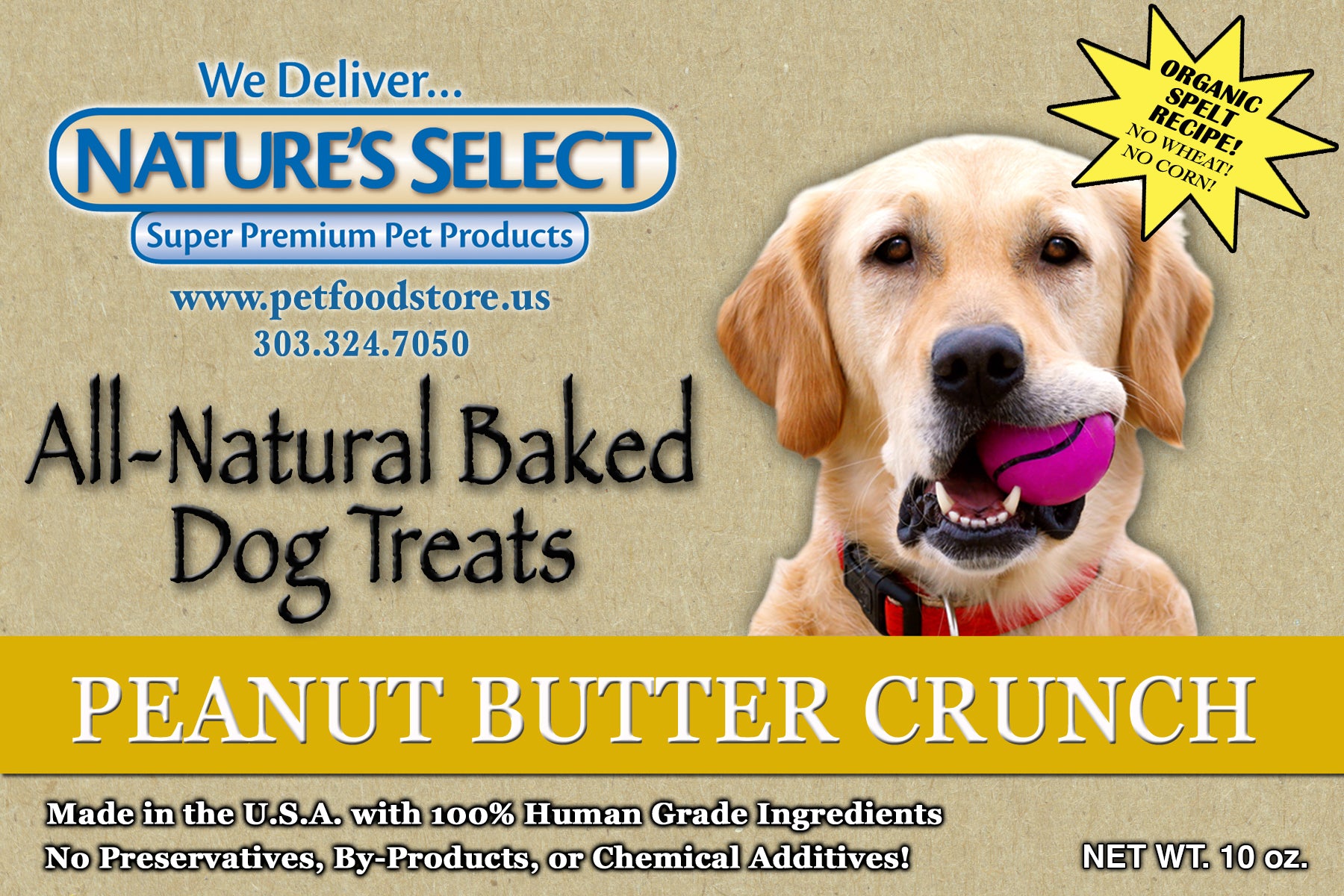 Peanut Butter Crunch - Natures Select Petfood of Col product image