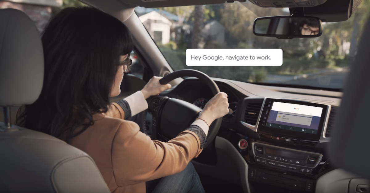 Google Assistant while driving