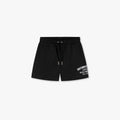 CROYEZ FRATERNITÉ SWIM SHORTS - BLACK/WHITE