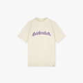 CROYEZ RULEBREAKER T-SHIRT - VINTAGE WHITE/PURPLE