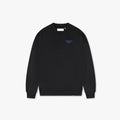 CROYEZ FRATERNITÉ SWEATER - BLACK/COBALT