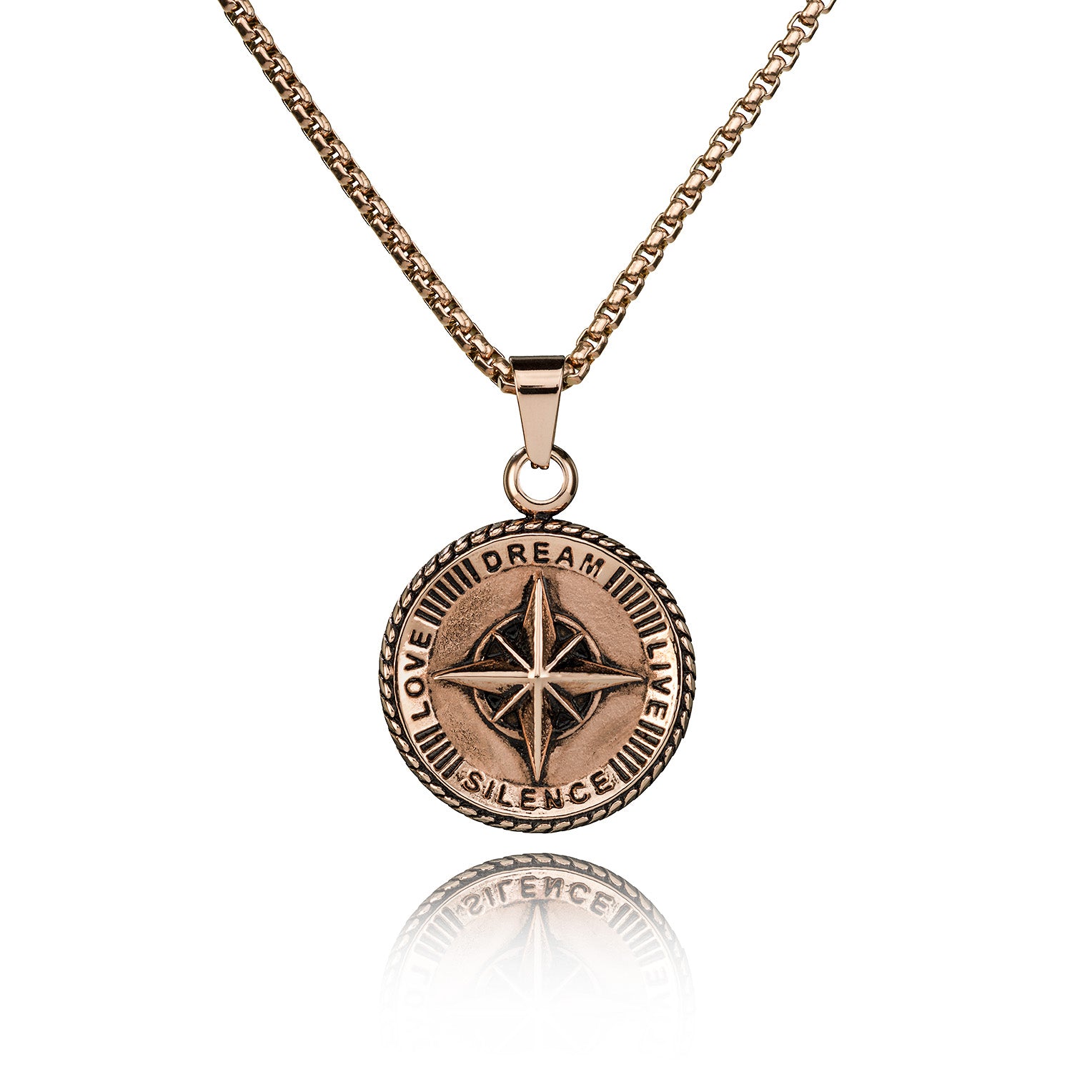 Compass Necklace (Navigation - Gold) | Silver & Gold Necklace | Evolve  Inspired J – Evolve Inspired Jewellery