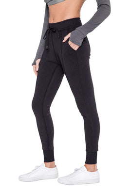 T-Party Fold Over Mineral Washed Yoga Pants CJ7477