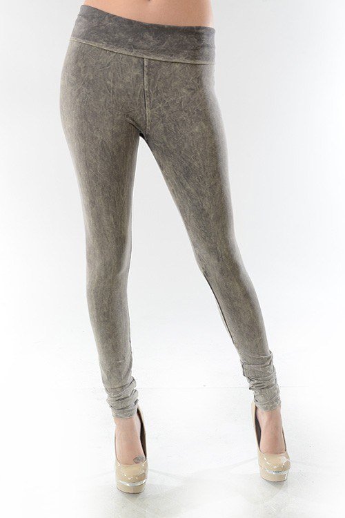  T-Party Fold Over Waist Yoga Pants (X-Large, Light Gray) :  Clothing, Shoes & Jewelry