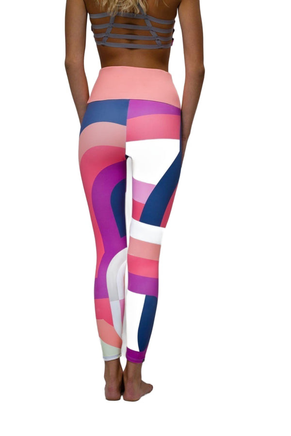 Onzie Graphic Ombre Python High-Rise Midi Leggings