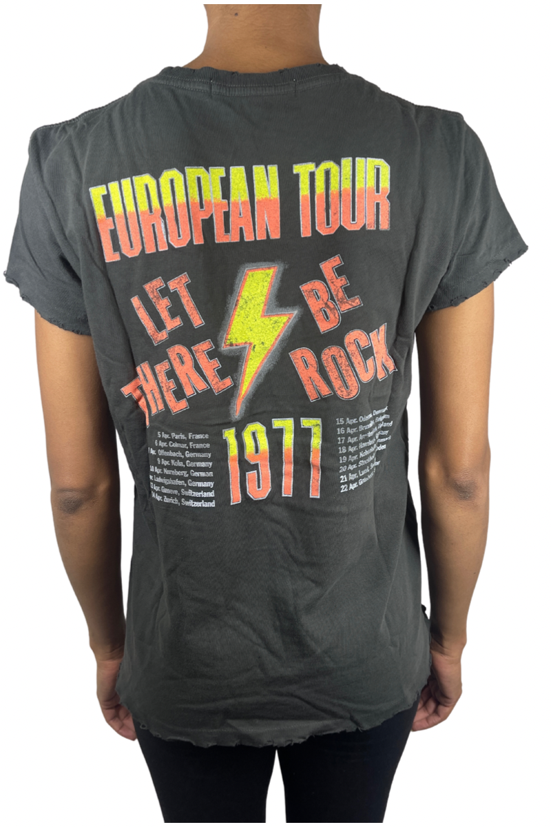 AC Let There Be Rock European Concert Shirt by Junk | Fitness Fashions