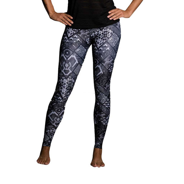prAna Kimble Printed Multi-Colored 7/8 High Rise Yoga Leggings Size XS NEW!