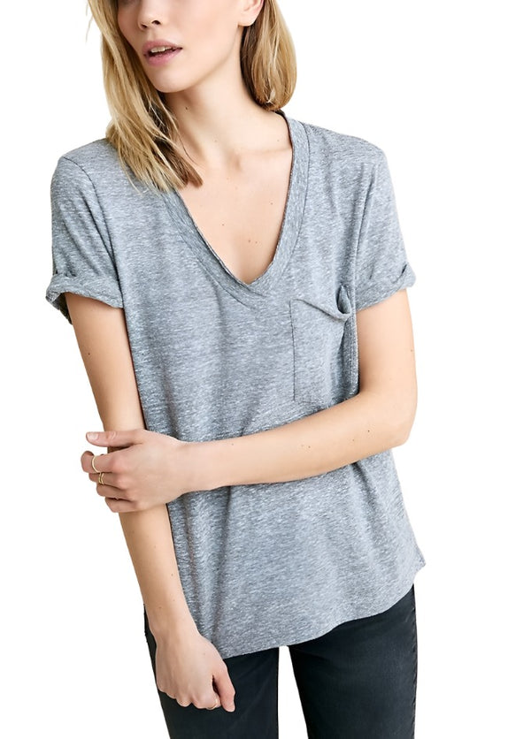 truly madly deeply contrast slouch pocket tank top