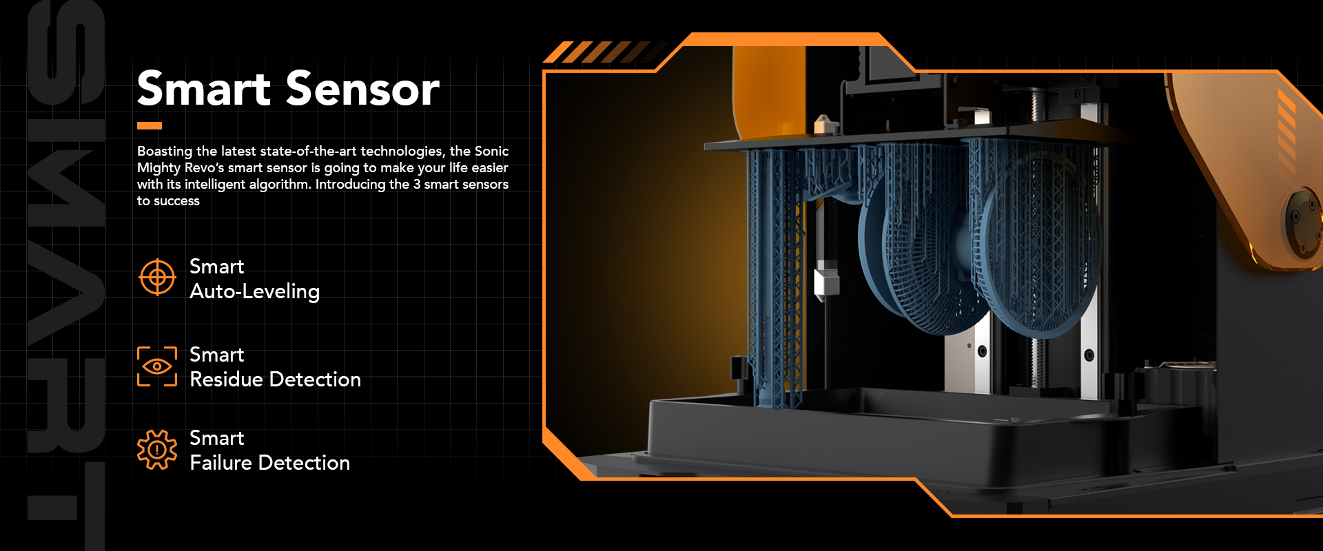 Revo 智慧型感應器 14k 3D 列印機