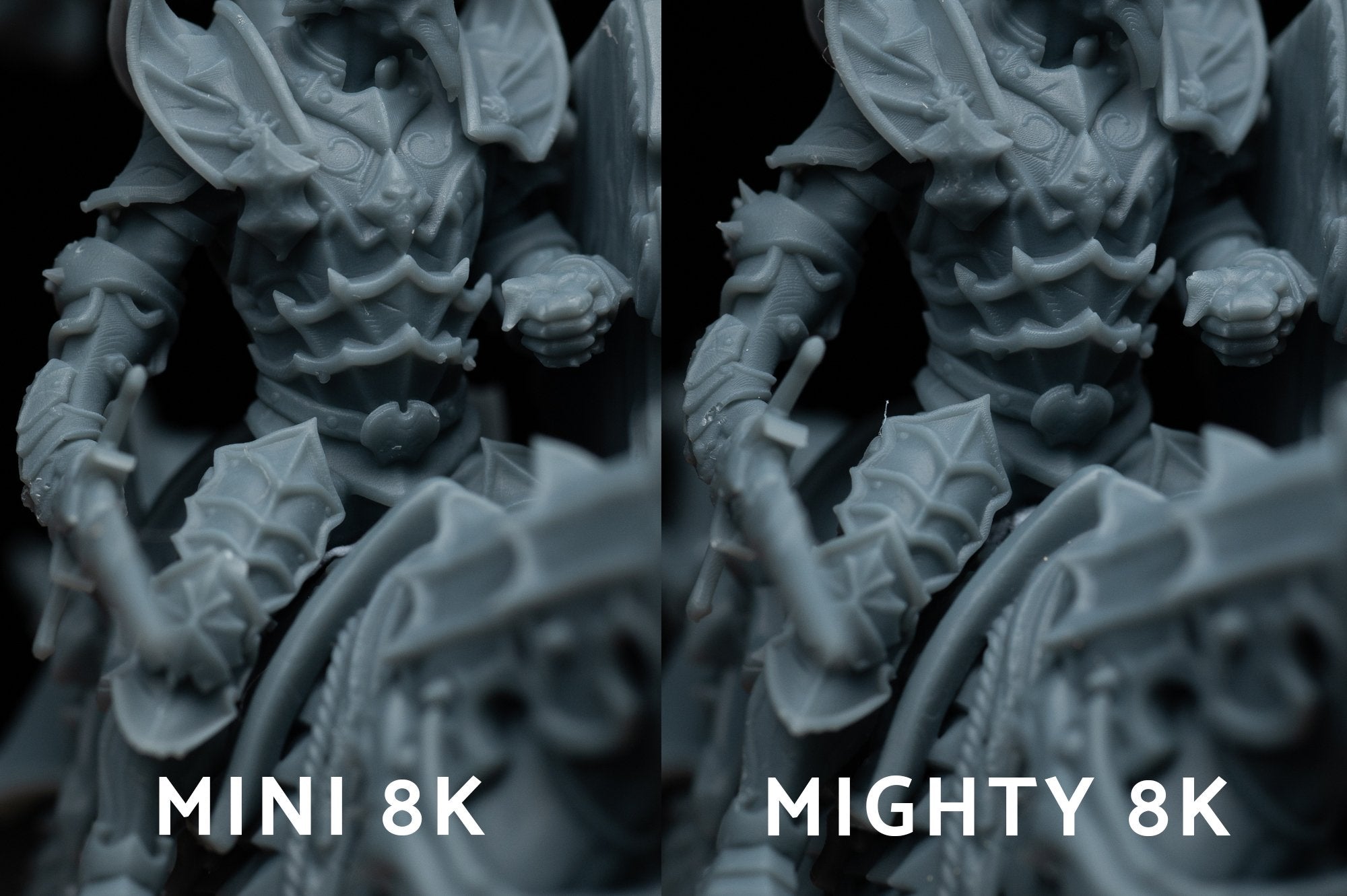 ソニック ミニ 8K とソニック マイティ 8K の比較