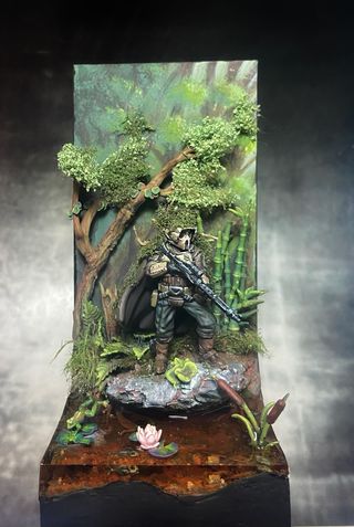 Tree diorama by Chestnut Ink