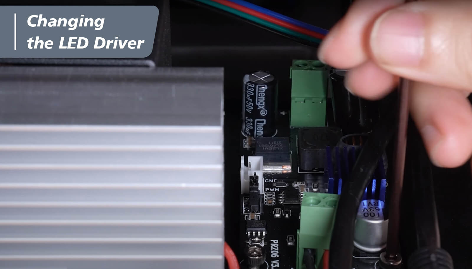 Remove the LED driver