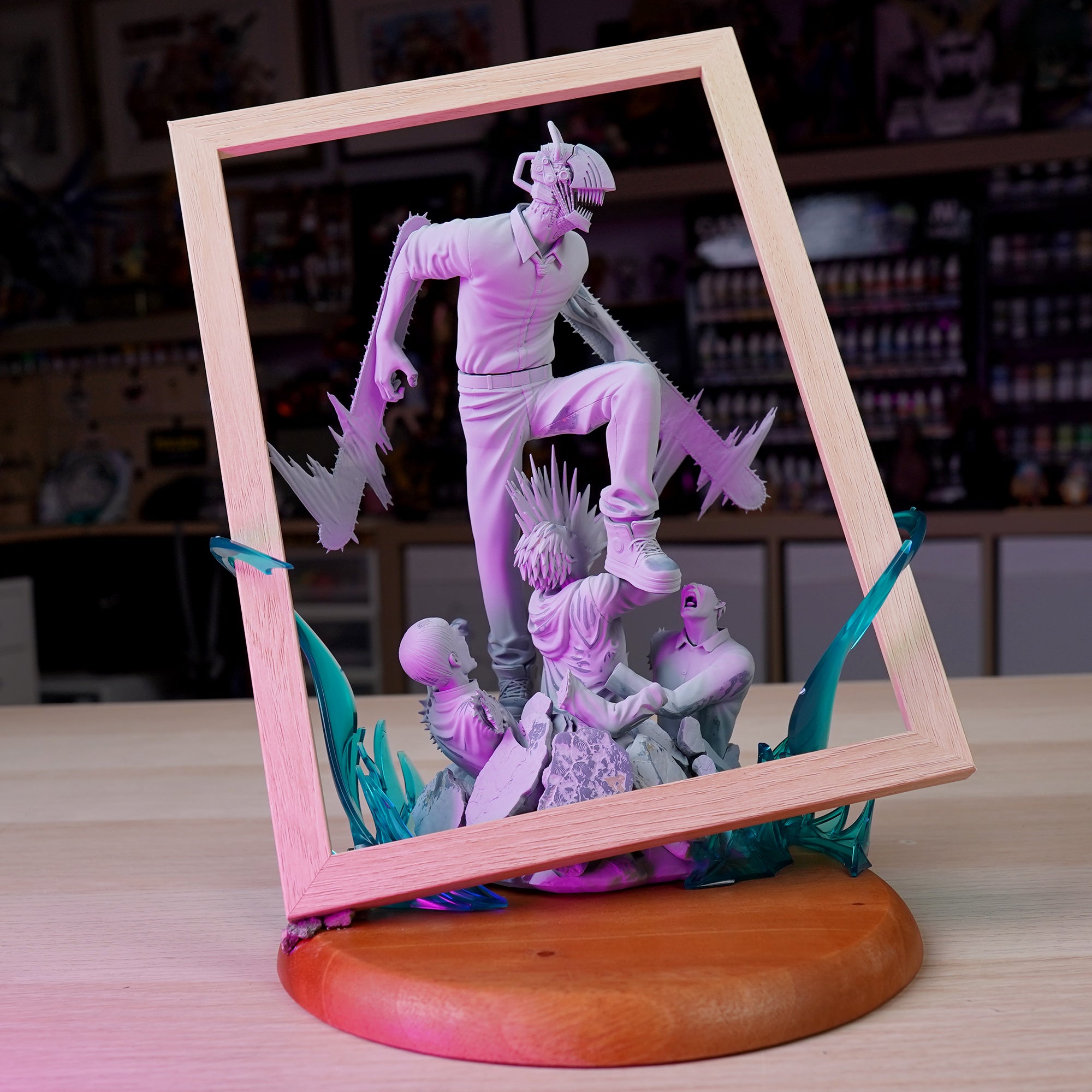 The Chainsaw Man printed by Sonic Mighty 4K