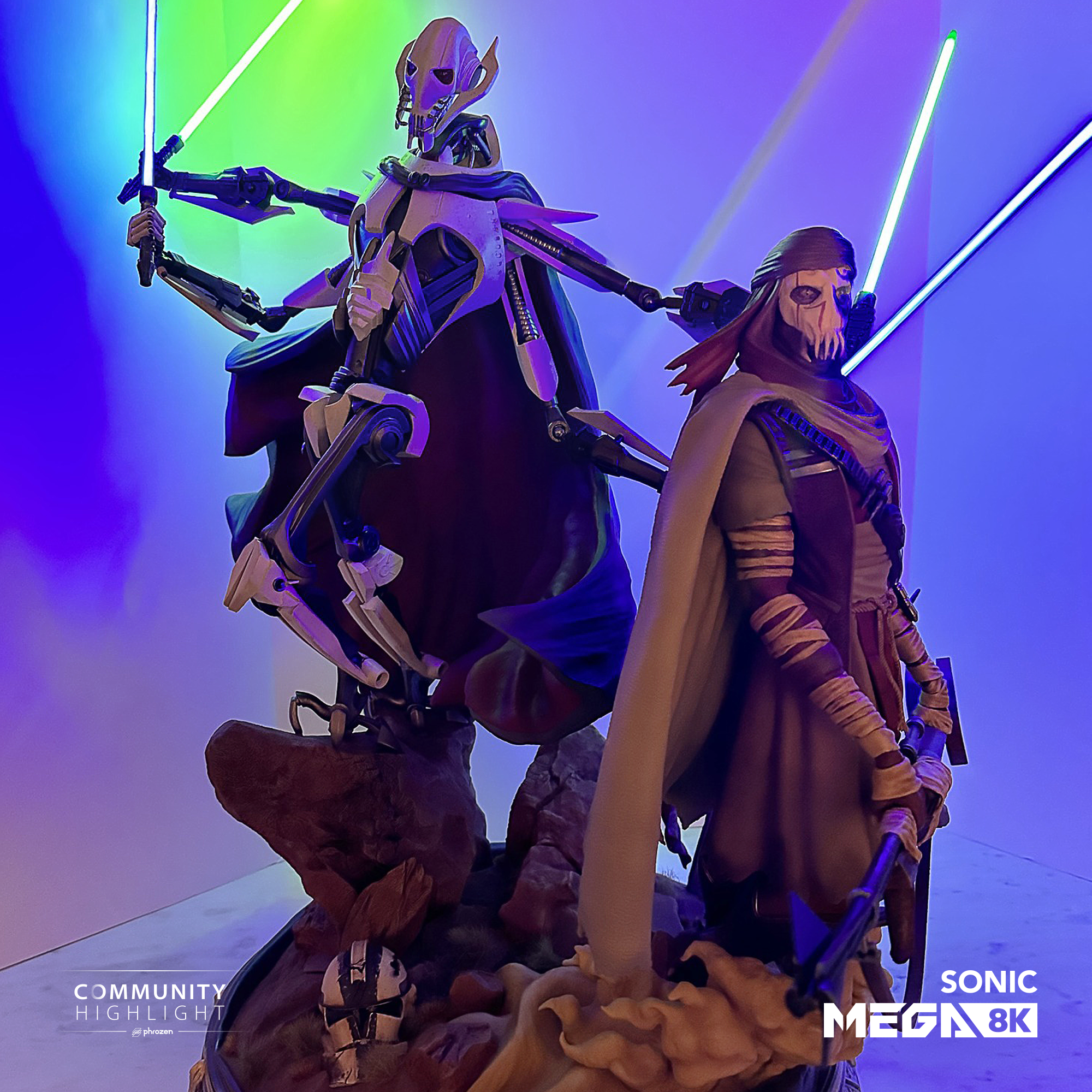 General Grievous Star Wars diorama