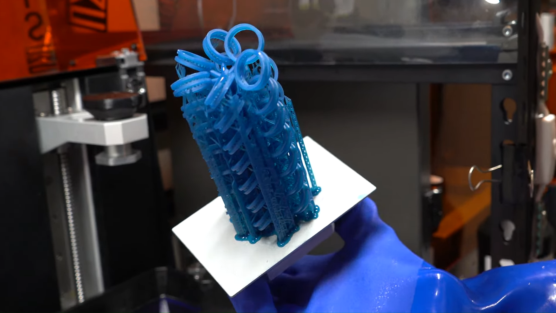 3D printed wax jewelry tree