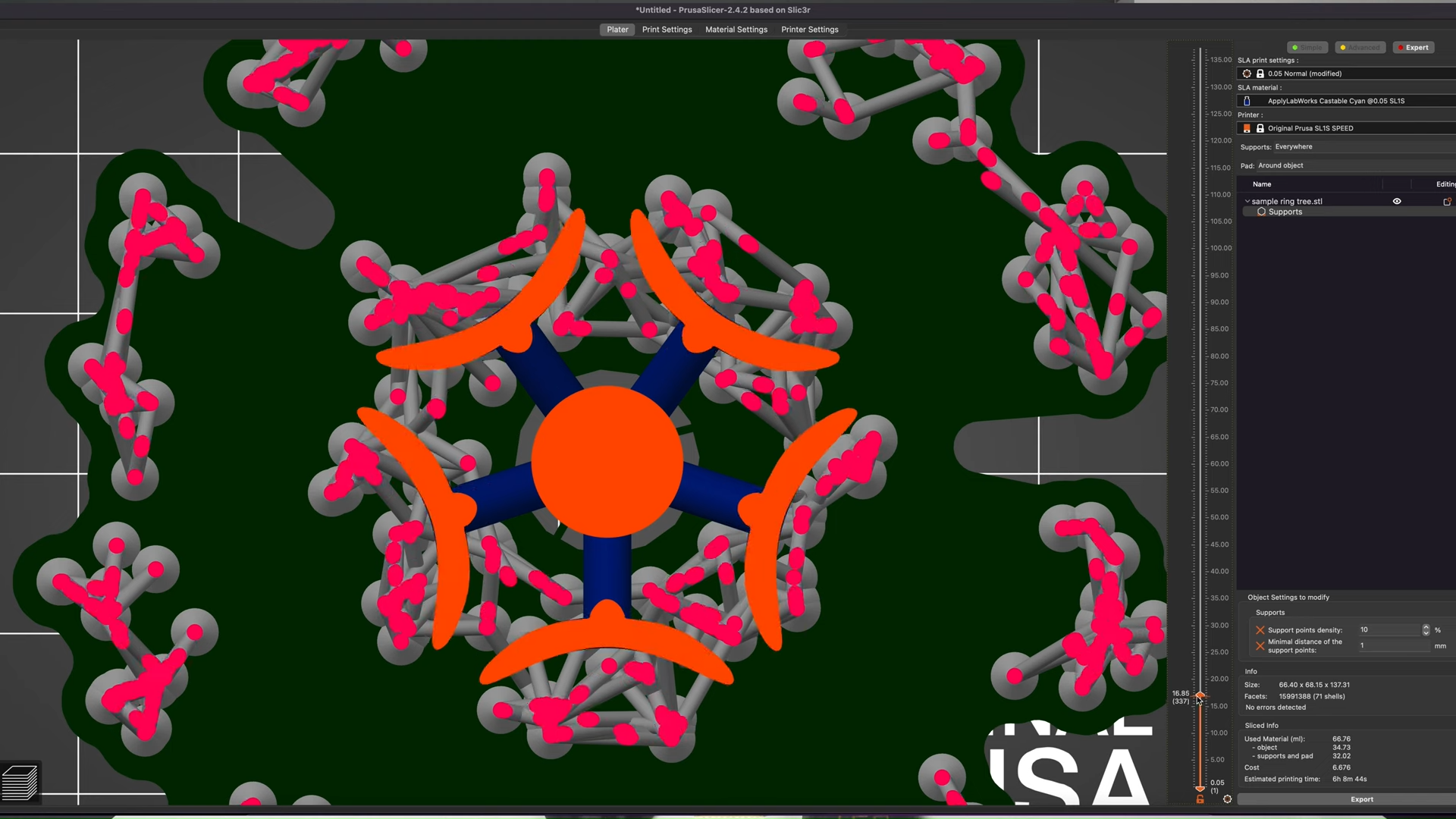 Setting and slicing your 3d models