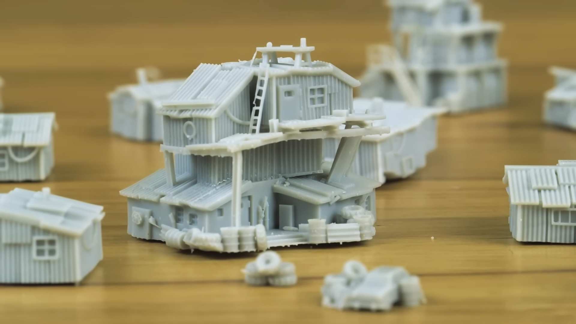 miniature building models for small scale diorama