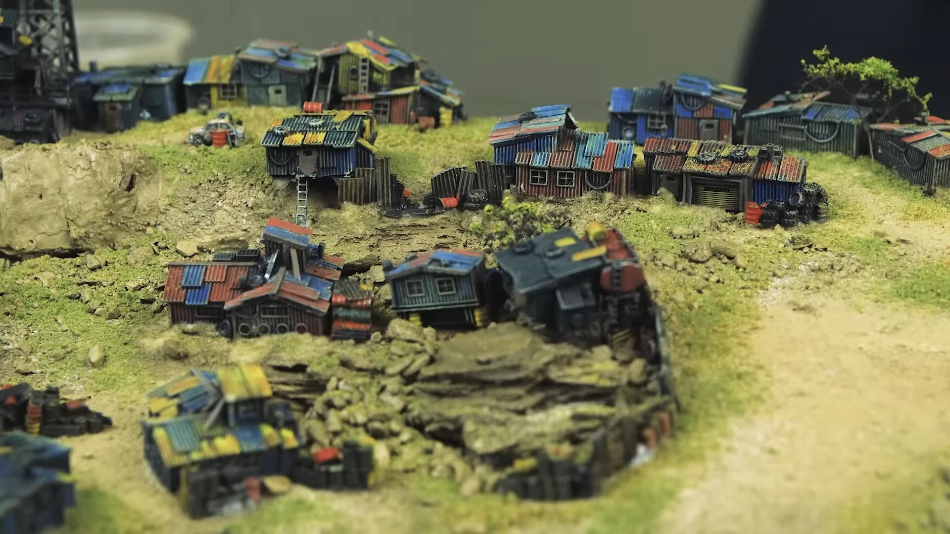 6mm scale miniature terrain diorama