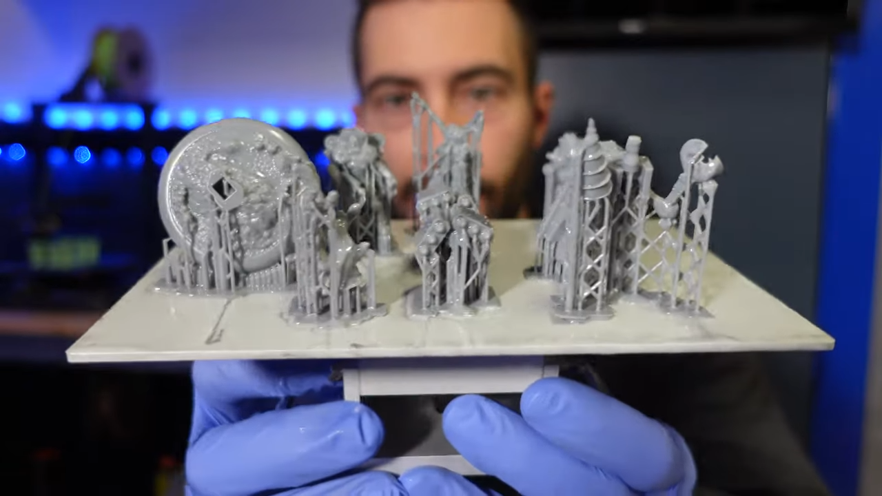3D printed models on Sonic Mighty 4K