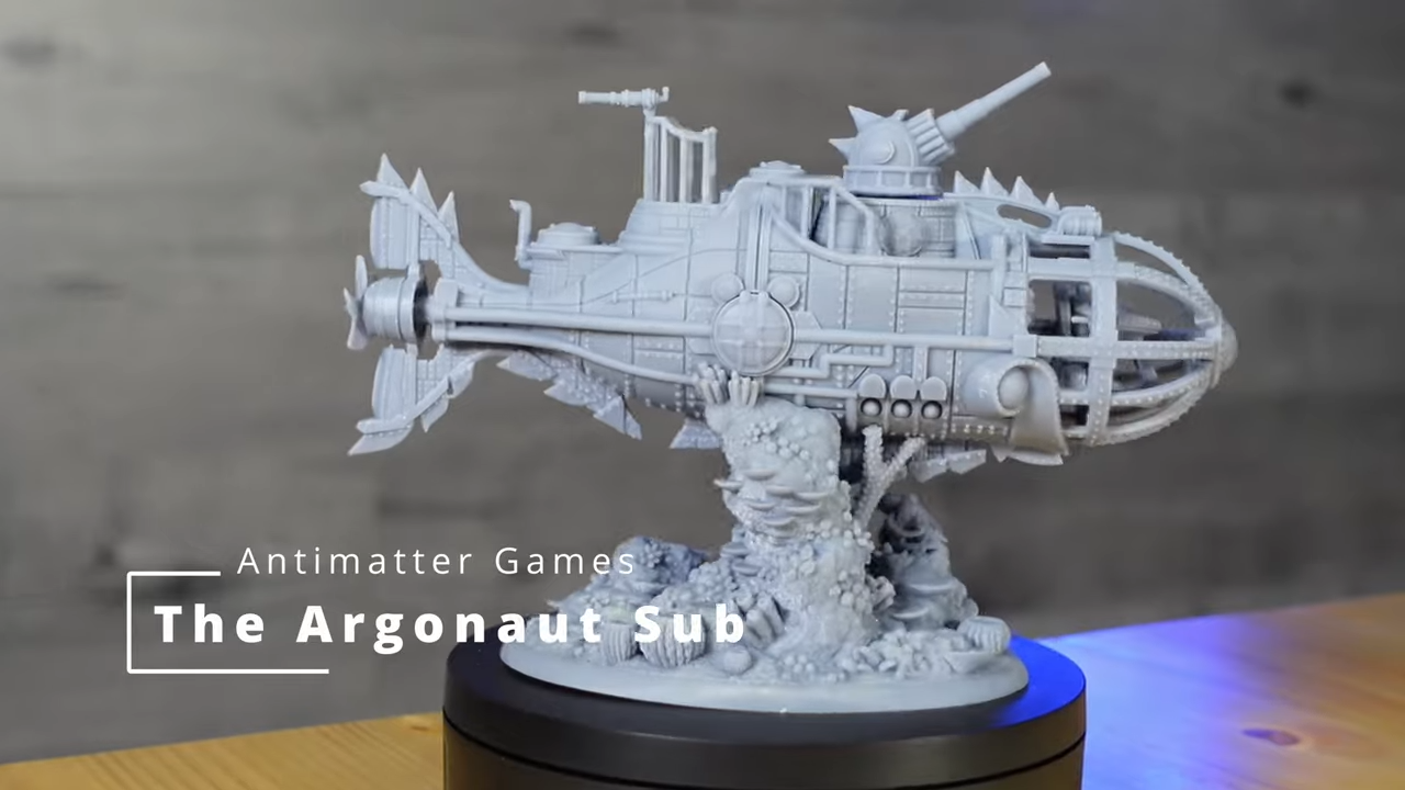 3D printed submarine