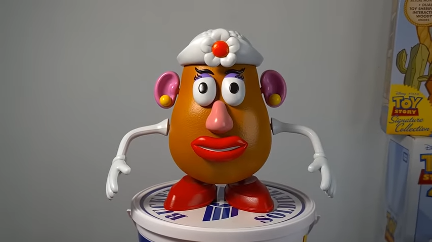 Making Mrs. Potato Head from scratch