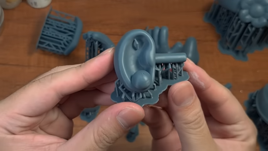 Mrs. Potato Head 3D printed parts