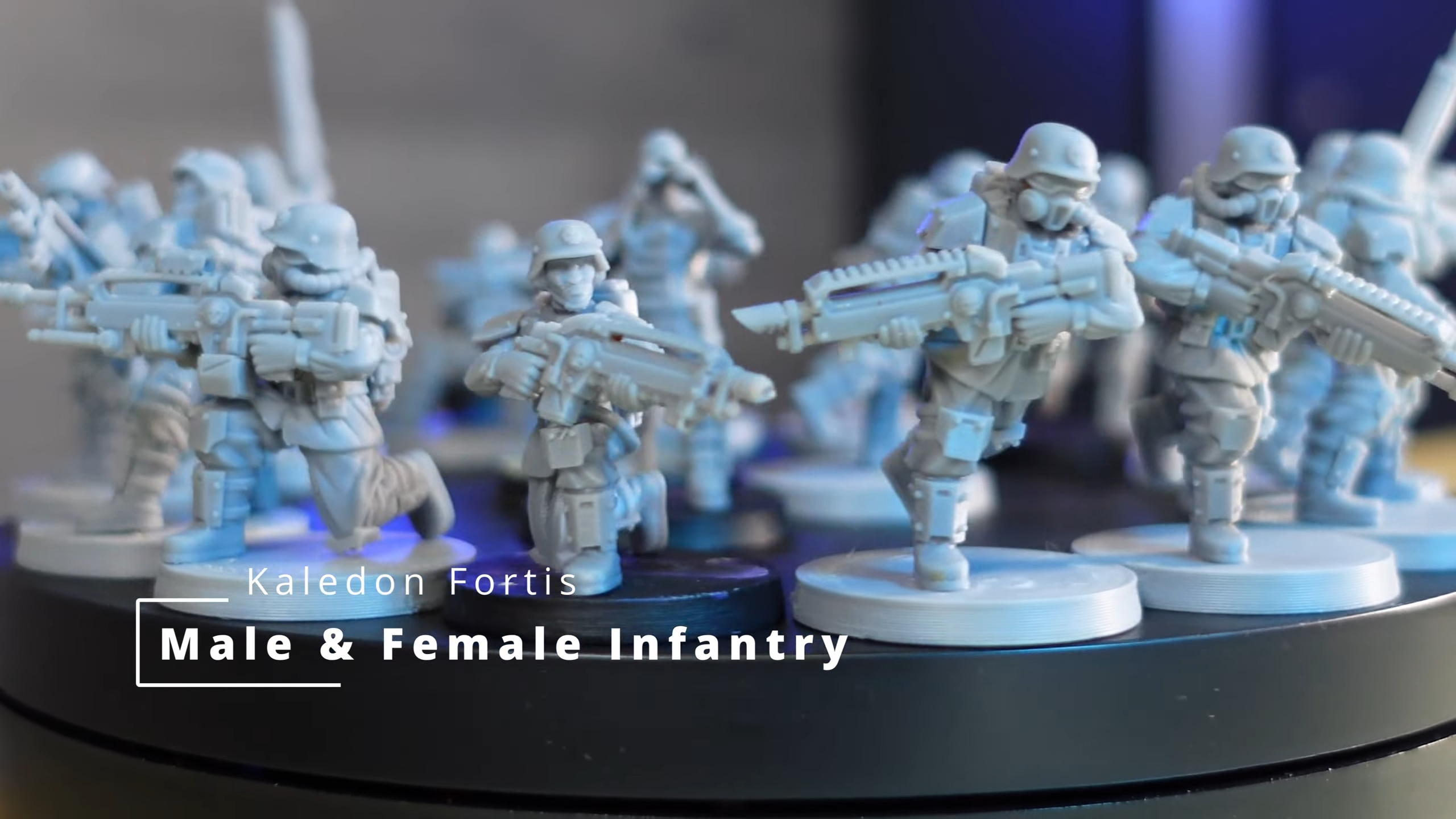 Minis for 3d printed miniature diorama from Print Minis