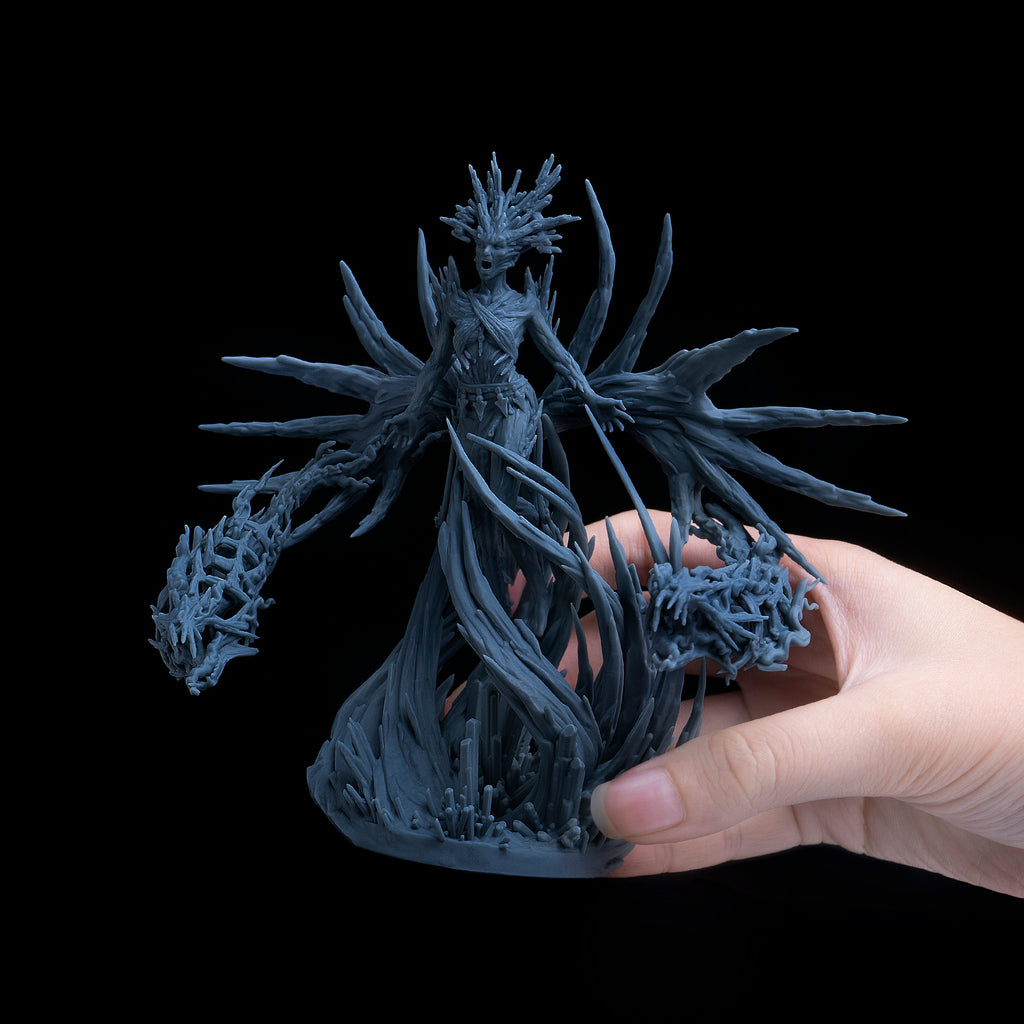3D Model Printed with Aqua-Gray 8K Resin
