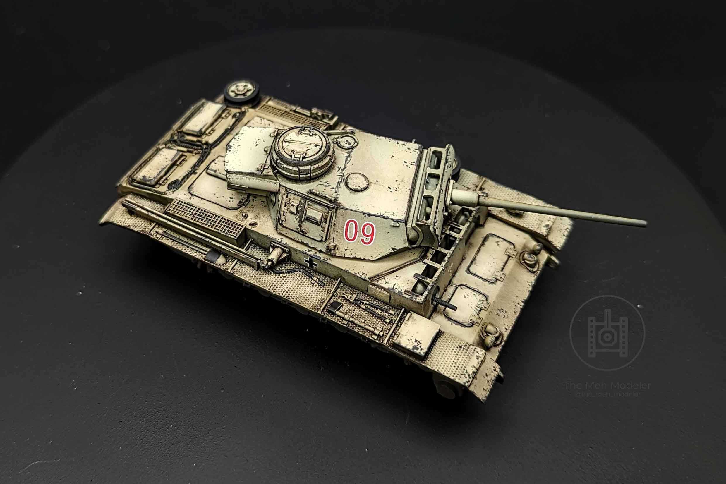 Tank model printed and painted by Jacob Richards
