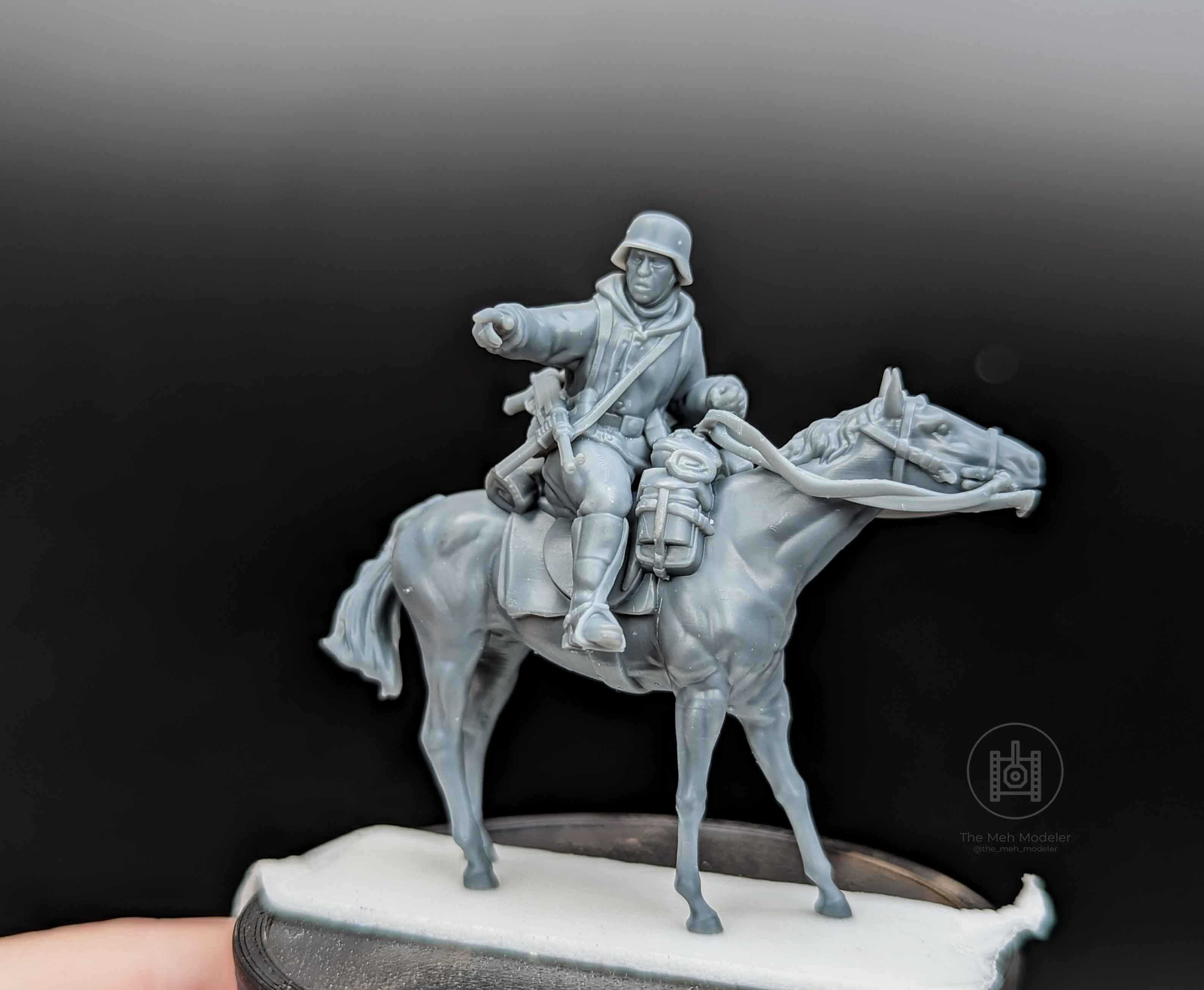Horse guy miniature printed on Sonic Mini 8K S