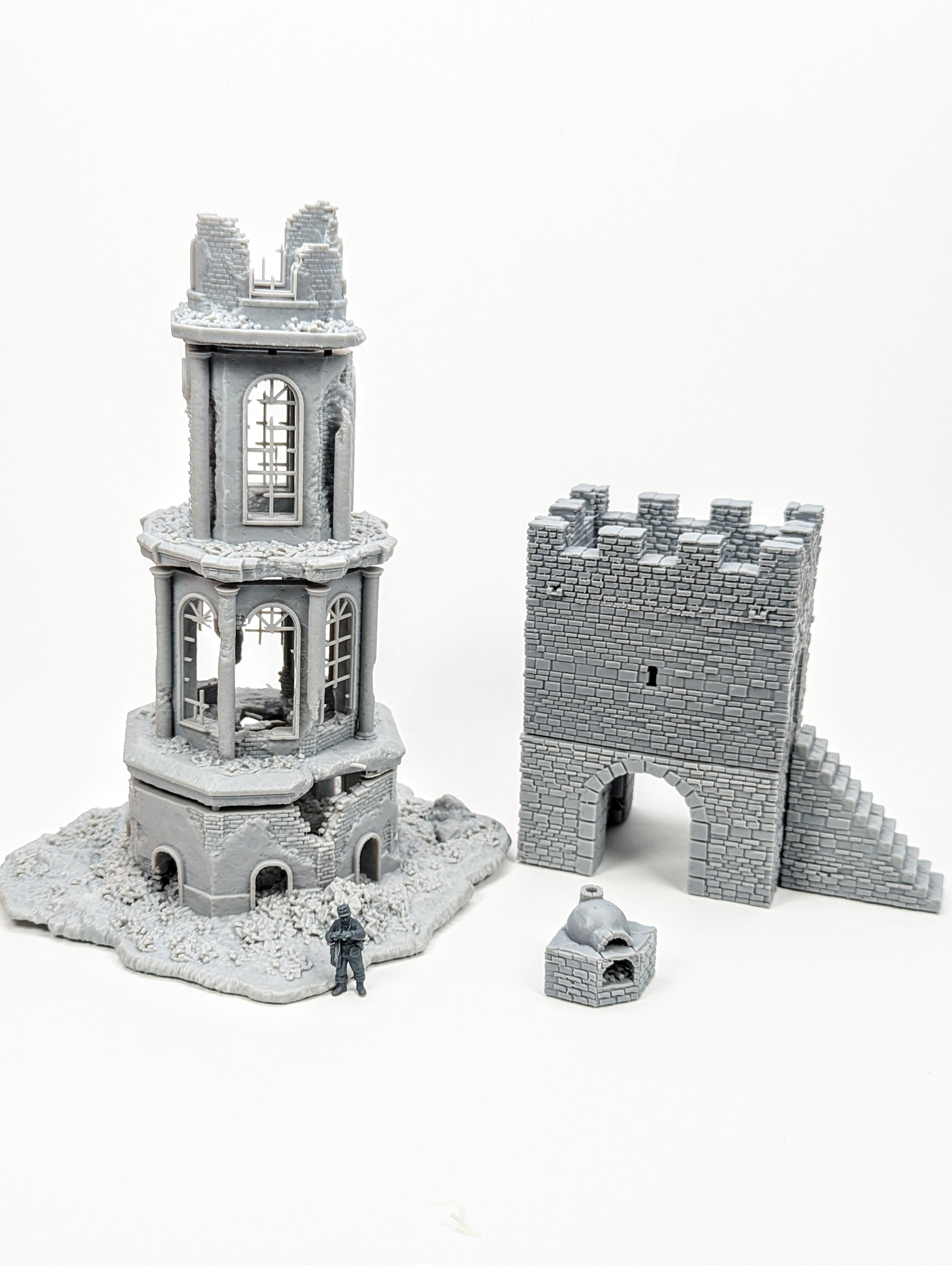 highly detailed architectural model resin printed