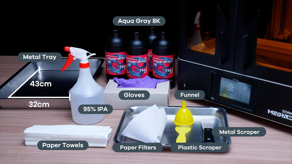 3D-printing parameters for the Phrozen Sonic Mega 8K