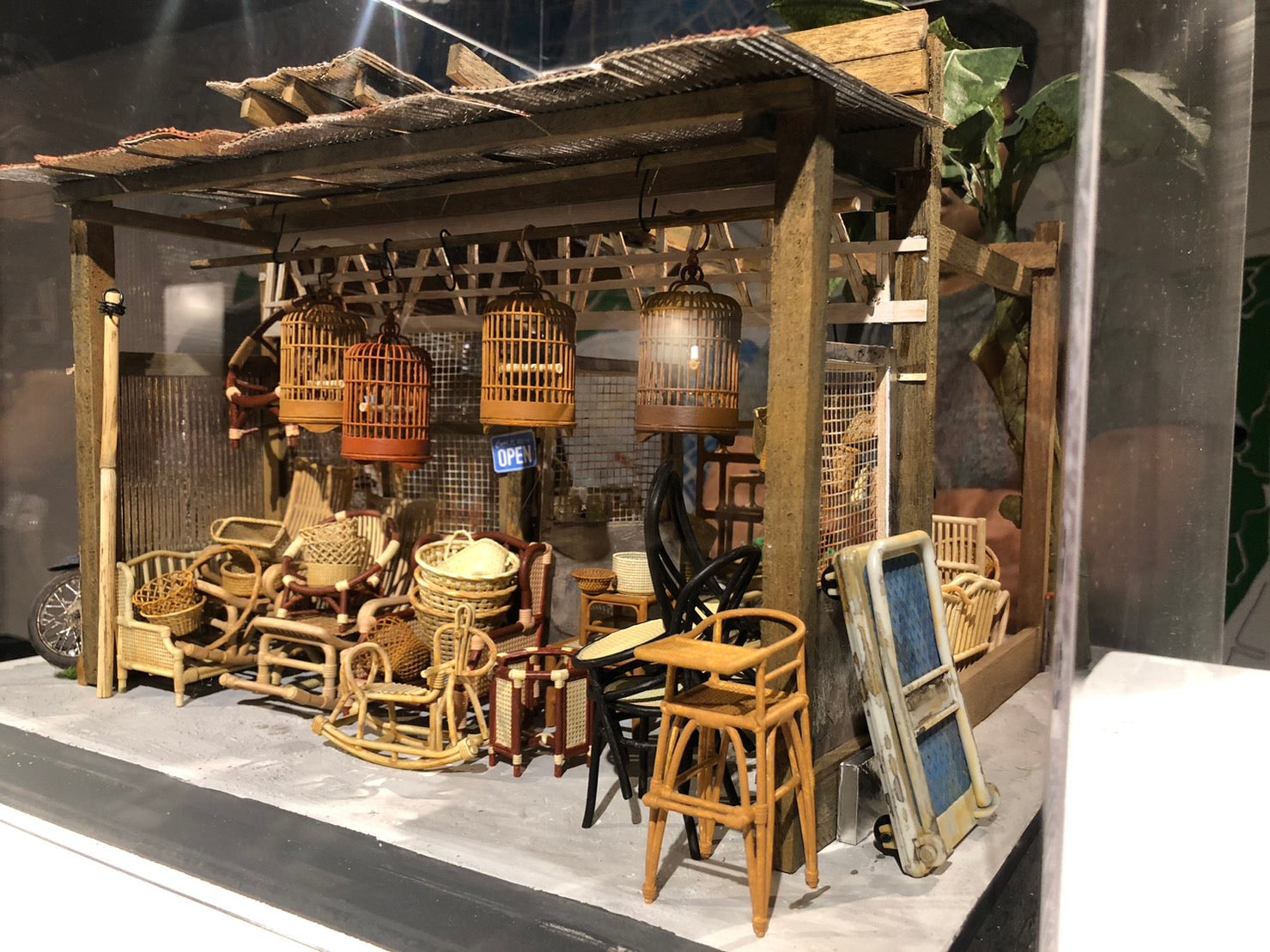 Rattan Store 3D printed diorama