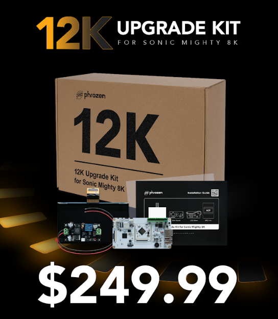 The 12K Upgrade Kit for Sonic Mighty 8K pre-order