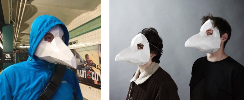 plague doctor 3d printed mask