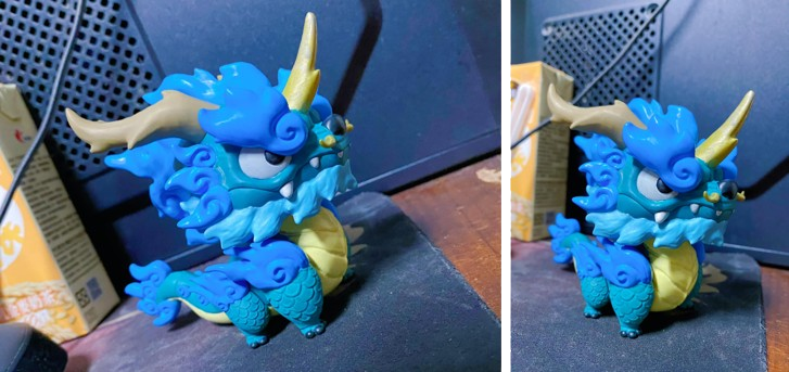 3D printed dragon model