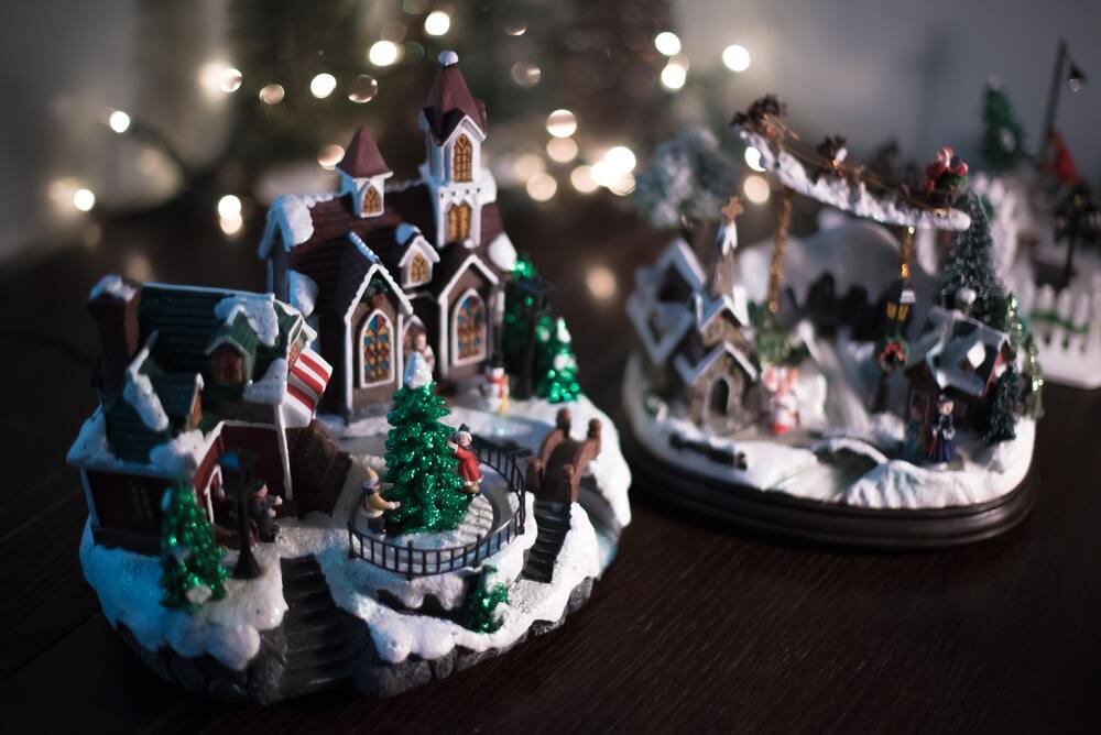 Christmas village decorations