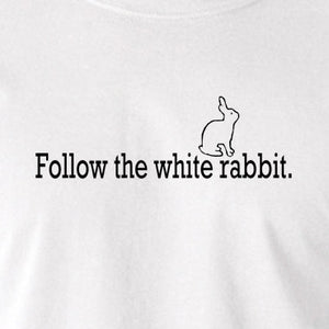 The Matrix T Shirt Follow The White Rabbit Revolution Ape