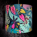 25cm ceiling shade featuring snakes and jungle foliage