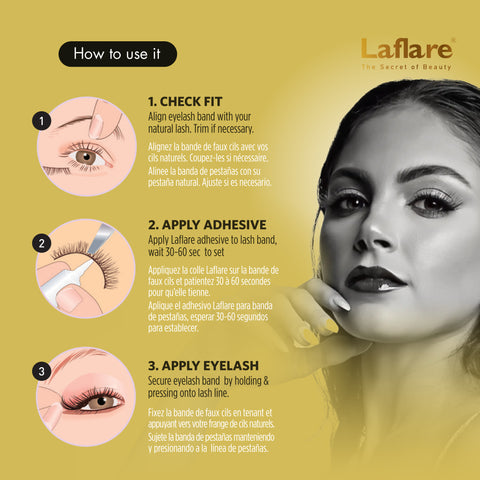 How to apply Lashes