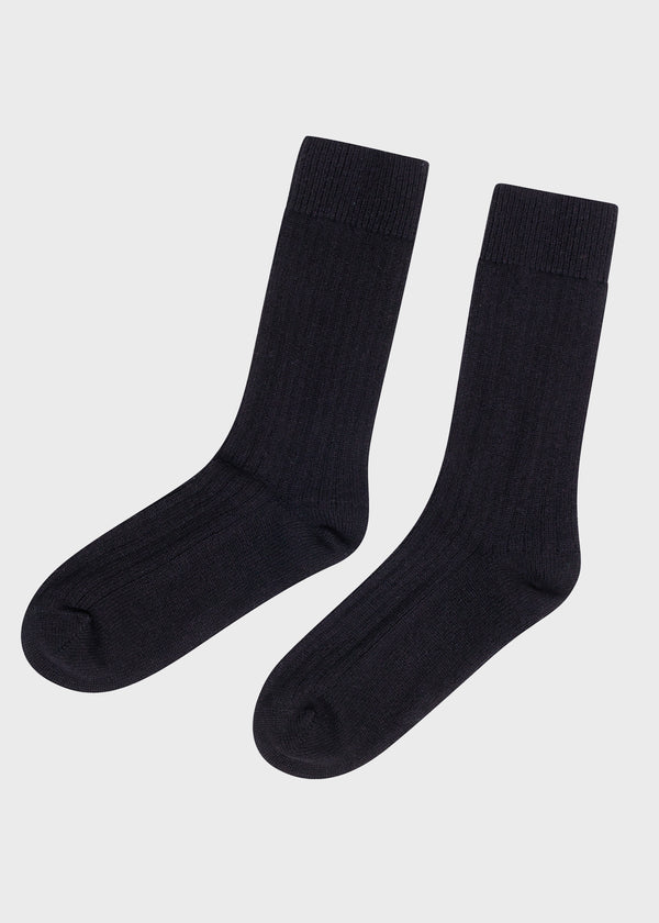 Klitmøller Collective ApS Wool sock Socks Black