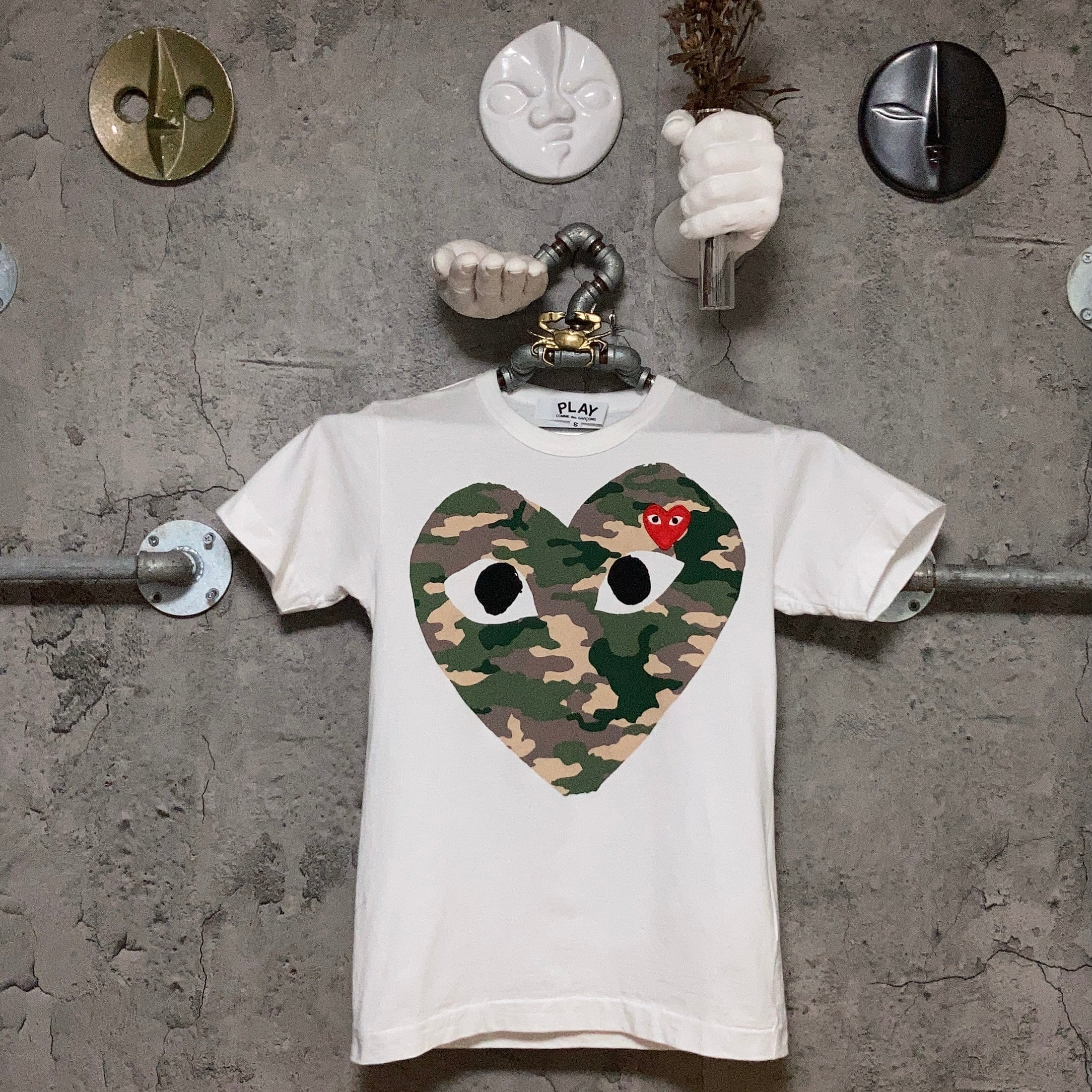 PLAY COMME des GARCONS camouflage heart T shirt – 雑居ビル