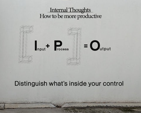 input and process are within wireframe brackets and output is outside