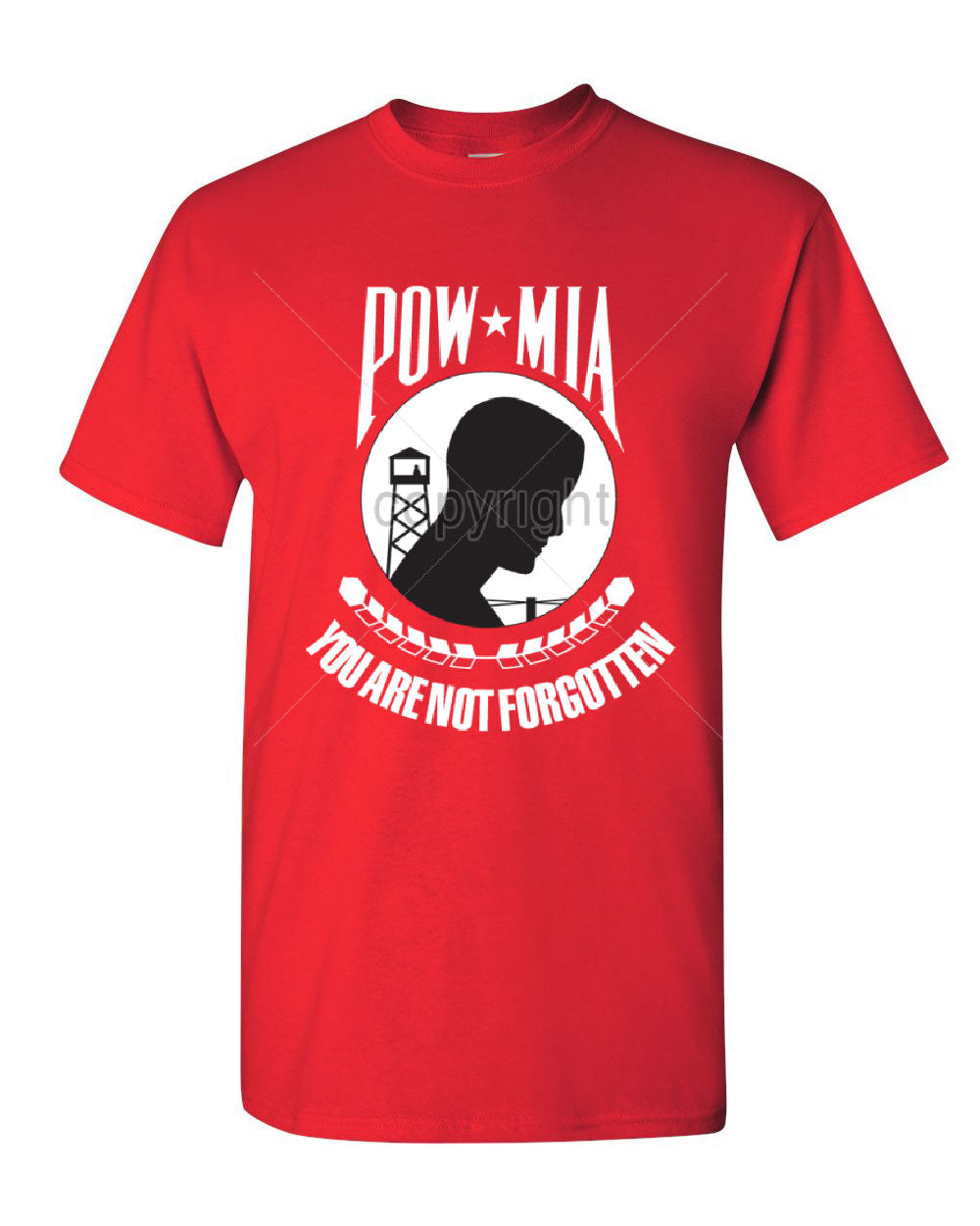 POW MIA You Are Not Forgotten T-Shirt Patriotic Tee Shirt | eBay