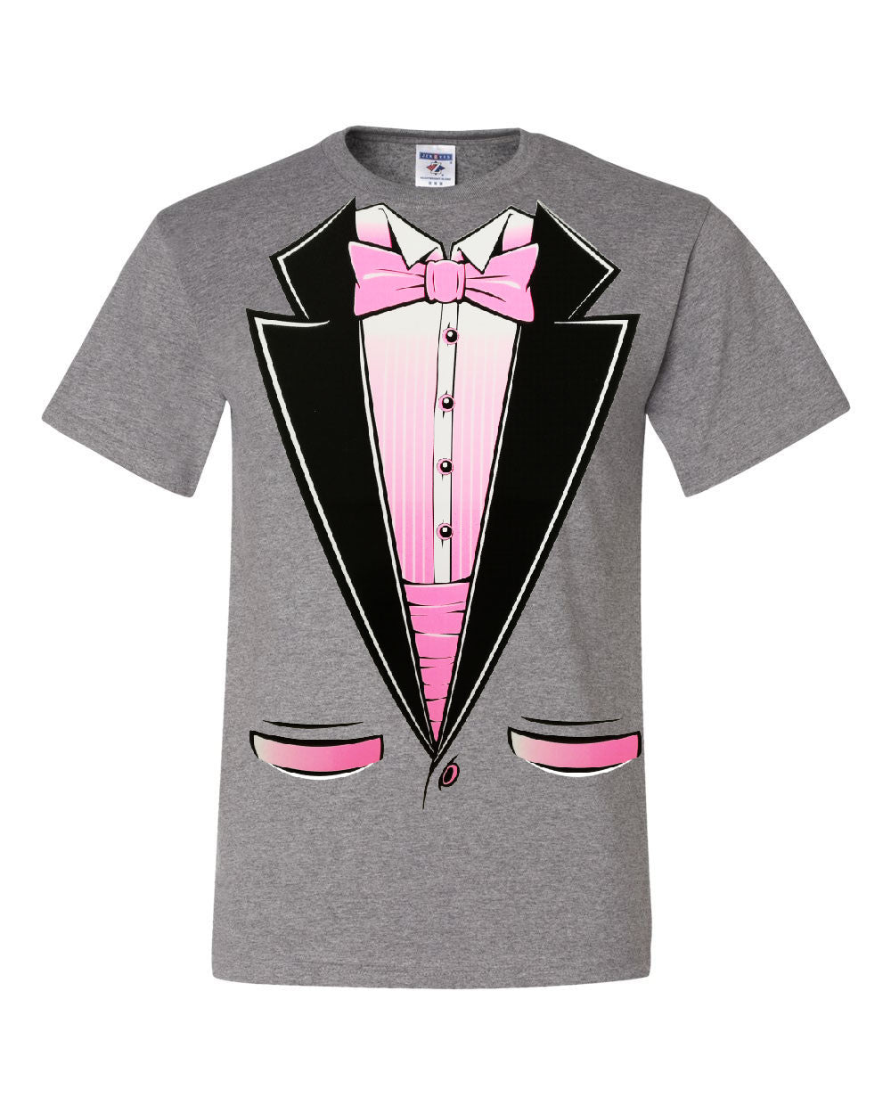 Pink Tuxedo T-Shirt Funny Party Wedding Birthday Tux Tee | eBay