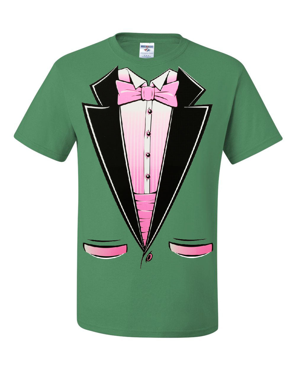 Pink Tuxedo T-Shirt Funny Party Wedding Birthday Tux Tee | eBay