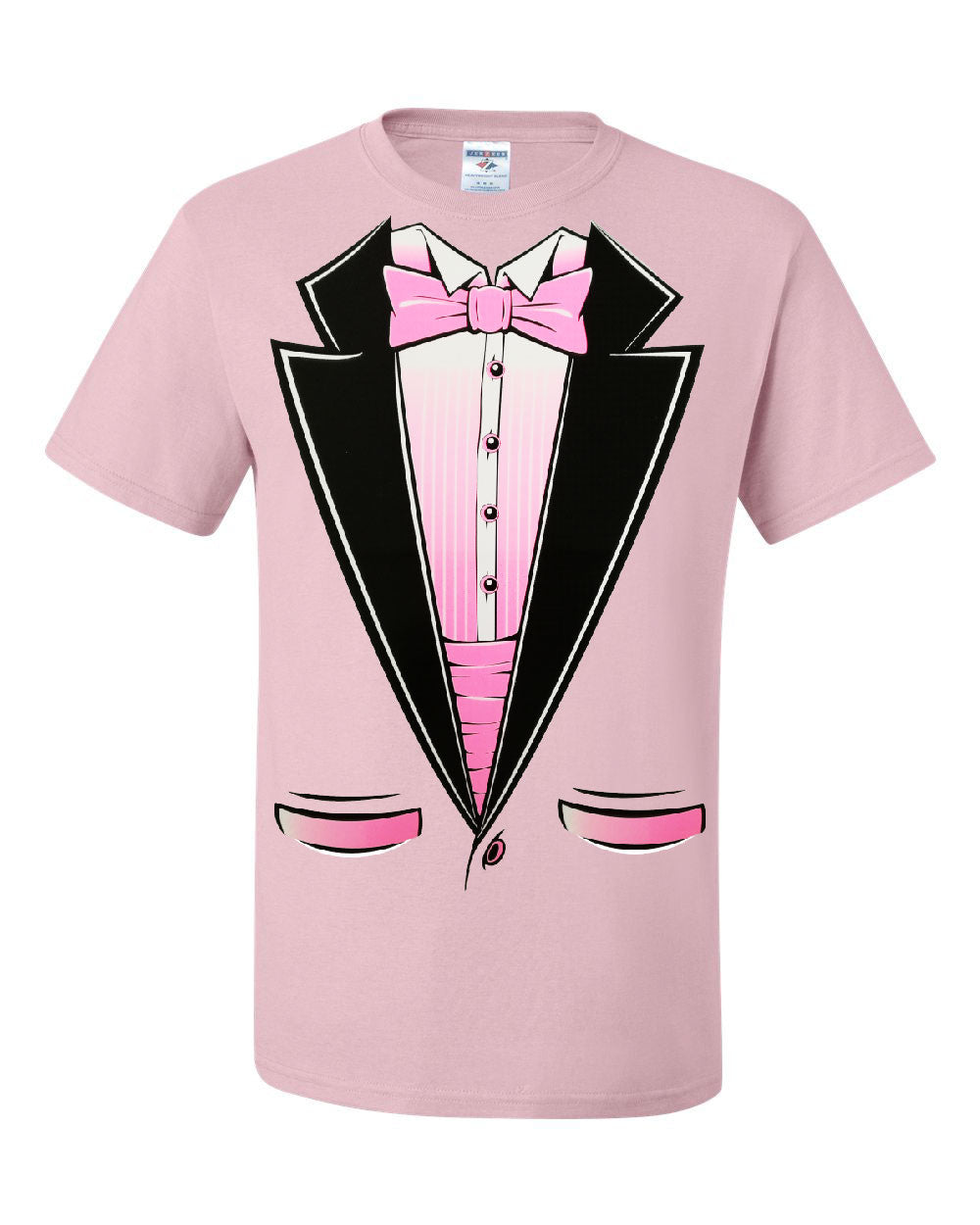 Pink Tuxedo T-Shirt Funny Party Wedding Birthday Tux Tee | eBay